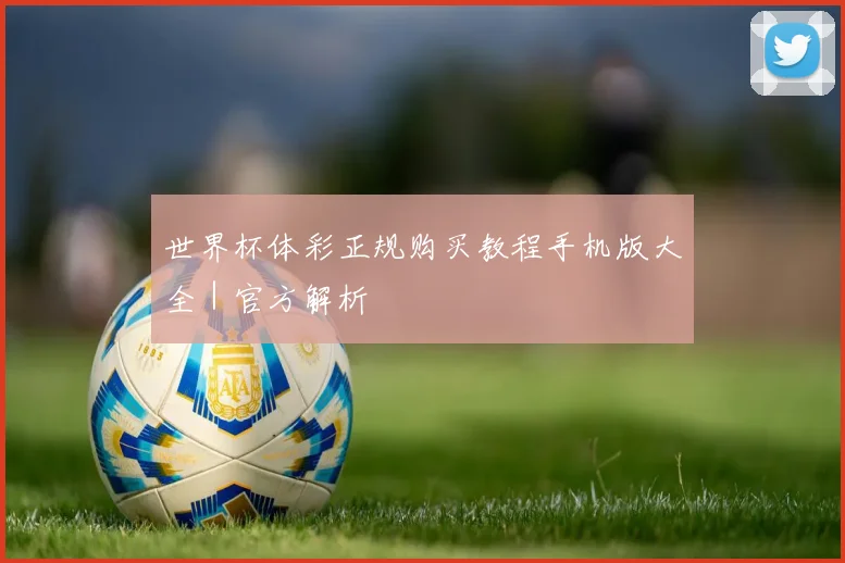 世界杯体彩正规购买教程手机版大全｜官方解析